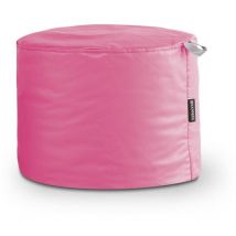 Happers - Puff Taburete Polipiel Exterior Rosa Rosa