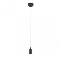 Puja" De Deckenstativ De Höhenverstellbar E27 (220/240v) Ip20 Aus Metall Farbe Schwarz
