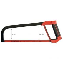 Monture de scie en métal l.32100 longueur de lame 300 mm 24 dents/po. poignée confort en D poignée bicomposant