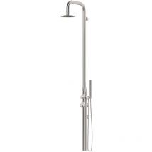 Douche Extérieure Murale En Acier Inoxyd Cm 183x6x40 Sined Doccia Pula Parete Inox