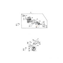 Polea de arranque original emak 006001021