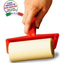 Pulirella Super spazzola in carta crespata adesiva di alta qualità altezza 12 cm e lunghezza 10 m: 1 pezzo Pulirella Super