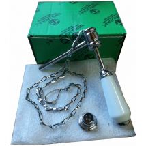 Tremolada - Pull ceramica con guida a muro cromo x cassetta scarico wc pullfmcr