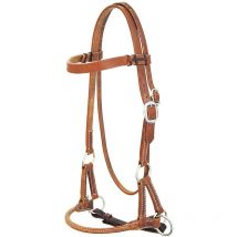 Cognac Marrone Chiaro naturale - Pull latéral de piscine en cuir gras sans bavure avec rainure ronde