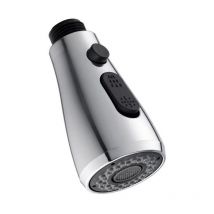 Cyslmuk - Pull Out Shower Faucet Mixer, Handheld Shower, Sink, Professional Kitchen Shower Head, 2 Spray Types Chrome