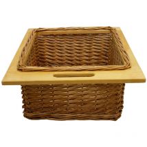 Monster Shop - Pull out Wicker Basket Drawer 500mm Kitchen Storage Solution