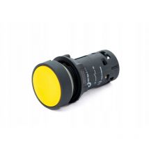 Schneider Electric - botón de retorno automático cubierto amarillo - 1NO