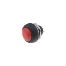 Pulsador off-(on) na 1A/250V M12 rojo