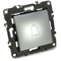Pulsador simbolo campana serie Atmoss Dynamic S20 color aluminio