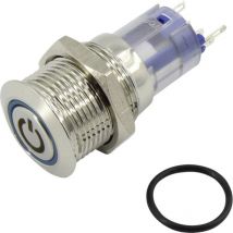 702478 LAS2-GQF-11E/B/12V/N Pulsante antivandalo 250 v/ac Blu 1 pz. - Tru Components