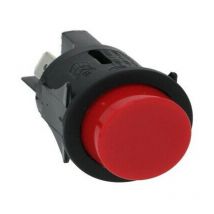 Pulsante bipolare luminoso rosso 250V standard