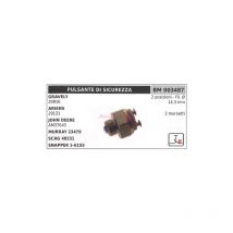 Botón de seguridad del tractor gravely 20916 ariens 29131 Murray 23479