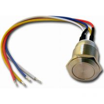 Pulsante in acciaio inox no/nf Evicom txbpno/nf