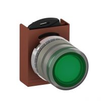 Pulsante Luminoso, Satin, Verde - ABB P9MPLVGD