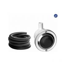 Pulsante pneumatico ad incasso a pedale cromo cassette Pucci