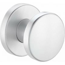 Pulsante su rosetta. 1052/7020. Argento