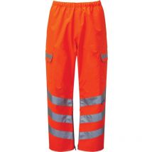 Pulsar Hi-vis Trousers, Waterproof, Orange, S L31