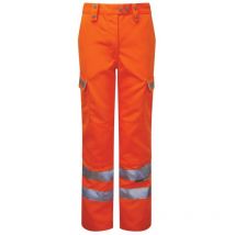 Pulsar P336LDS Women's Hi-Vis Combat Trousers Orange Size 12 L31