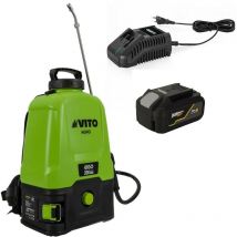 Vito - Pulvérisateur à Batterie 20V - 16L 5bar + Batterie Lithium 4Ah + Chargeur Végetaux jardin toitures