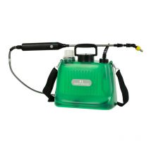 Pulvérisateur alimenté par batterie,2 Gallon/ 8L,poignée rechargeable, baguette télescopique, pulvérisateur de jardin avec bandoulière réglable pour