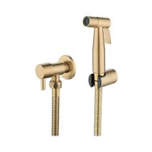 Pulvérisateur de toilettes pour bidet et de toilettes en acier inoxydable, Kit de pulvérisateur de bidet,Pulvérisateur de WC(or)