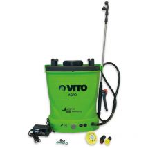 Pulvérisateur Electrique à batterie LITHIUM VITO 12V- 8AH Pression 6 bars Cuve 16 Litres Autonomie 4h chargeur inclus