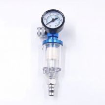 Pulvérisateur pneumatique à régulateur d'air et compteur + Séparateur d'huile et Filtre à eau,AAFGVC