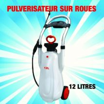 Outiror - Pulvérisateur sur roues - capacité 12 Litres