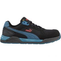Puma Frontside blk/blue Low S1PS esd Vegane Sicherheitsschuhe - 42 eu - Nero