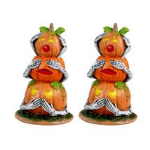 Pumpkin Snowmen Set Of 2 Réf. 34073