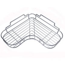 Punch-free kitchen bathroom stainless steel shelf triangle toilet corner hanger storage drainer