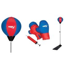 Set Punching Ball Sport1 – Asta regolabile 90-125 cm – Guantoni 6 oz – Peso totale 3 kg
