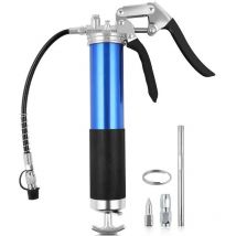 Warmehaus - Bomba de grasa manual con empuñadura de pistola Randaco, 2 puntas incluidas, 8000 psi