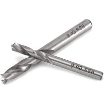 Tinor - Punktschweißbohrer-Set, 2 Stück, hss Co M6 & M8 Punktschweißbohrer, Hochgeschwindigkeitsstahl- und Kobalt-Schweißbohrwerkzeugsatz für