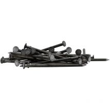 Punta in acciaio lucido Viswood a testa piatta6,5x160mm (Scatola da 1Kg)