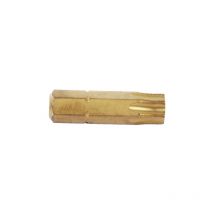 Sekureco - Punta titanio Torx 1/4' con huellas desde 6 hasta 40 versión de 25mm 1 Und T-15