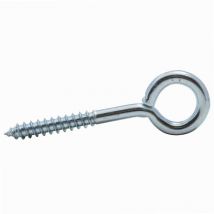 Piton filettato zincato per legno Viswood4x30mm (lotti di 6 ganci)