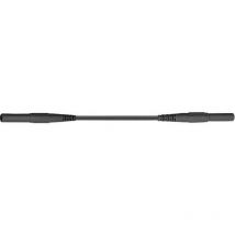 XMS-419 Puntali di sicurezza Spina a banana 4 mm Spina a banana 4 mm 1.50 m Nero 1 pz. - Stäubli