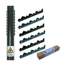 Yeppon - Punte Anti Ladro Kit per Tubi Grondaie