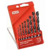 Set Punte Legno per Trapano 8pz - Valex