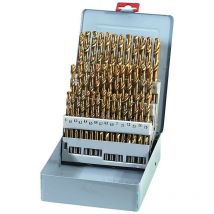 Set 51 punte rivestite in titanio x metallo Fervi 1 - 6 mm p010/51