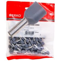 Erko - Puntera, aislada, 2x4-12, 100 unidades, gris