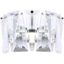 Maytoni - Puntes Flush Wall Lamp Chrome, 1 Light, E14