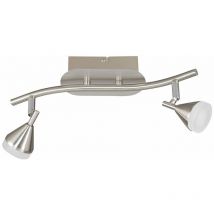 Plafoniera led faretti mobili nichel opaco Wofi cameron 7796.02.64.0000