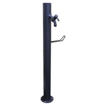Punto acqua rotondo 24X16XH100CM antracite – Metallo zincato e verniciato – Giardino e piscine – Bonfante