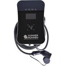 Könner&söhnen - Punto di ricarica per veicoli elettrici ks X32/1 7 kW, 230 v, 32 a