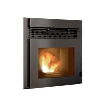 Punto Fuoco Alessio Pelletkamineinsatz 11 Kw Silikongrau