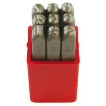 Poinçons acier nombres mm. 8