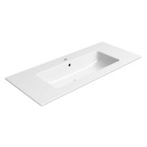GSI - pura lavabo en céramique mince 102x46cm, blanc ExtraGlaze