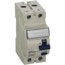 Gewiss pure residual current circuit breaker 2 modules 25a 30ma gwd4617